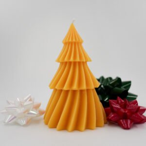 Christmas Tree Candle in Bees Wax