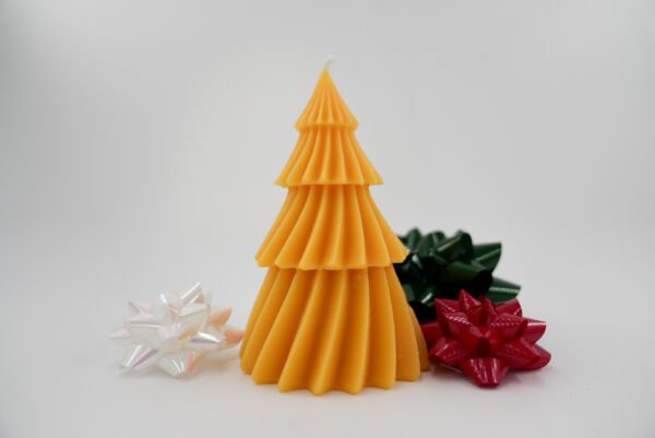 Christmas Tree Candle in Bees Wax