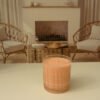 Plaid Pattern "Whiskey on the Rocks" Jar Candle