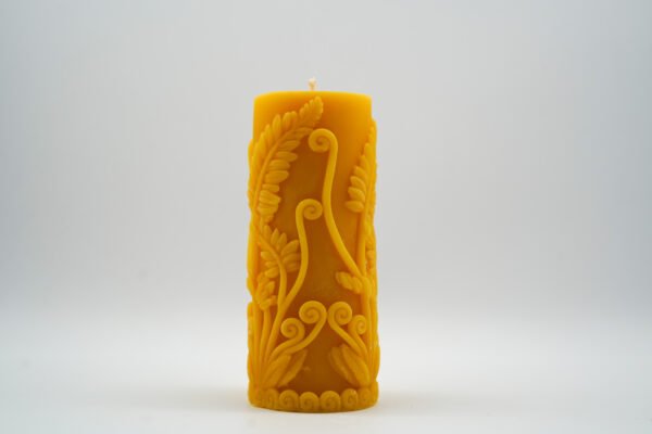 Fern Pillar Candle